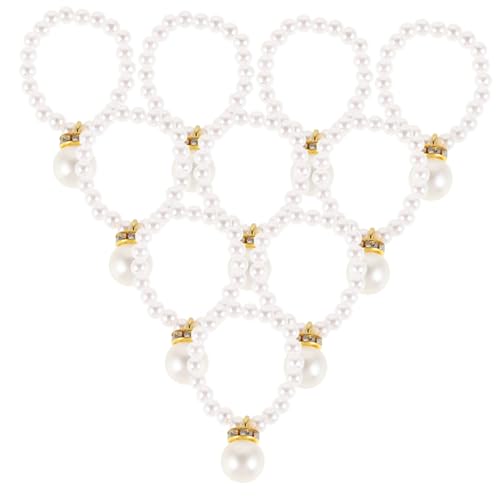 Supvox 10 Stück Teiliges Mini aus Kunstperlen für Puppen Kleine Gelbe Enten Dekoration Metallene Kette für Kindergeburtstage und Festlichkeiten von Supvox