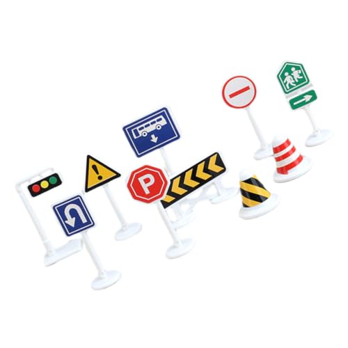 Supvox 10 Stück Teiliges Miniatur verkehrsbarrieren spielset Lebendige Straßenverkehrsschilder Pädagogisches Verkehrslernhilfe Leicht Kompakt für Verkehrssimulation und Sandtisch Supvox 10 Stück Teiliges Miniatur verkehrsbarrieren spielset Lebendige Straßenverkehrsschilder Pädagogisches Verkehrslernhilfe Leicht Kompakt für Verkehrssimulation und Sandtisch von Supvox