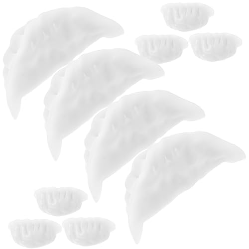 Supvox 10 Stück Teiliges Realistische Dumpling Modelle Täuschend Echte Fake Food Dekoration für Fotografie Shopfenster Langlebige und Dekorative Imitation Supvox 10 Stück Teiliges Realistische Dumpling Modelle Täuschend Echte Fake Food Dekoration für Fotografie Shopfenster Langlebige und Dekorative Imitation von Supvox