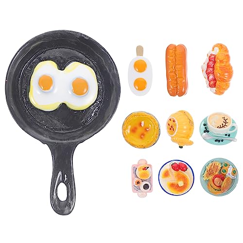 Supvox 10 Stück Teiliges Resin Mini Lebensmittelornamente Detailreiche Bunte DIY Zubehör für Kühlschrankmagnete Handyhüllen Fotoalben Kreatives Basteln Einzigartiges Vielseitige von Supvox