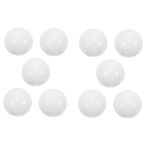 Supvox 10 Stück Teiliges Roulette Perlen aus Weißem Acryl Kugeln Robust und Vielseitig für Bar und Partyspiele Geeignet für Roulette Räder Drehbare Spielperlen für Unterhaltsame von Supvox