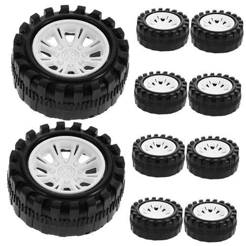 Supvox 10 Stück Teiliges Spielzeugauto Reifen Ersatzteile Langlebige Rc Auto Reifen für DIY Modelle Robust und Einfach zu Montieren Geeignet für LKW und Offroad Fahrzeuge Supvox 10 Stück Teiliges Spielzeugauto Reifen Ersatzteile Langlebige Rc Auto Reifen für DIY Modelle Robust und Einfach zu Montieren Geeignet für LKW und Offroad Fahrzeuge von Supvox