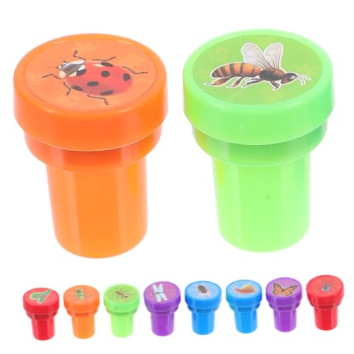 Supvox 10 Stück Teiliges Tierstempel für Cartoon Insekten Stempelspielzeug für DIY Kunstprojekte Partygeschenke und Klassenzimmerbelohnungen Supvox 10 Stück Teiliges Tierstempel für Cartoon Insekten Stempelspielzeug für DIY Kunstprojekte Partygeschenke und Klassenzimmerbelohnungen von Supvox