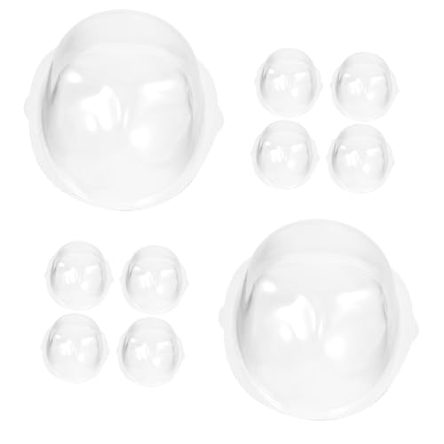 Supvox 10 Stück Teiliges Transparentes DIY Puppenmasken aus Dickem PVC Kreative Gesichtsabdeckungen für Basteln und Schutz Inklusive Gummibänder für Puppen Dekoration und DIY Projekte von Supvox