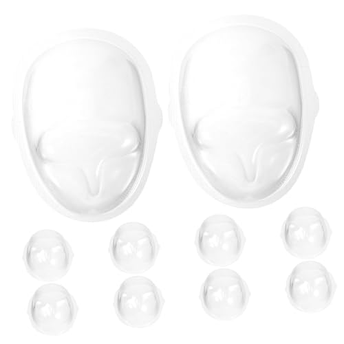 Supvox 10 Stück Teiliges Transparentes PVC Puppenmasken Dicke DIY Spielzeugabdeckung für Puppen Schützende Aufbewahrung Geeignet für DIY Bastelprojekte und Puppenorganizer Supvox 10 Stück Teiliges Transparentes PVC Puppenmasken Dicke DIY Spielzeugabdeckung für Puppen Schützende Aufbewahrung Geeignet für DIY Bastelprojekte und Puppenorganizer von Supvox