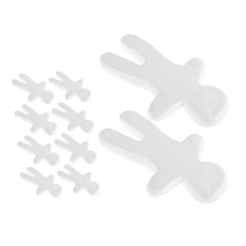 Supvox 10 Stück Weißer Embryo-Puppenschaum Stütze leer Schule Graffiti-Material malen Schäume Puppenmodellierung Werkzeug unfertige Schaumstoffpuppenformen DIY Puppendekorationen Kreativ Supvox 10 Stück Weißer Embryo-Puppenschaum Stütze leer Schule Graffiti-Material malen Schäume Puppenmodellierung Werkzeug unfertige Schaumstoffpuppenformen DIY Puppendekorationen Kreativ von Supvox