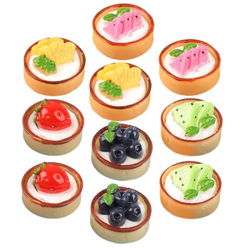 Supvox 10 Stück kleine hausdekore künstlicher Kleiner Kuchen künstlicher gefälschter Kuchen Mini Requisiten für den Dessertladen Künstliche Kuchen-Foto-Requisite Harz Supvox 10 Stück kleine hausdekore künstlicher Kleiner Kuchen künstlicher gefälschter Kuchen Mini Requisiten für den Dessertladen Künstliche Kuchen-Foto-Requisite Harz von Supvox