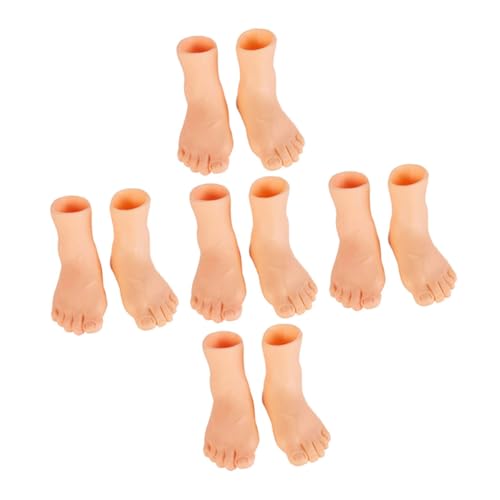 Supvox 10 Stück Mini-katzenspielzeug Mit Linkem Fuß Und Rechter Zehe Fingerspielzeug Für Kleinkinder Fingerpuppen Aus Vinylmaterial Lustiges Spielzubehör von Supvox