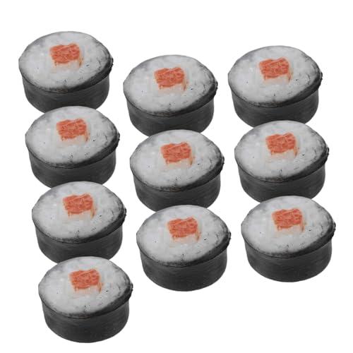 Supvox 10-teiliges Sushi-spielset, Miniatur-Sushi, Puppenhaus-küchenrequisiten, Japanische Reisrollenmodelle, Rollenspielzeug Für Kinder, Lernen, Mädchen Und Jungen Supvox 10-teiliges Sushi-spielset, Miniatur-Sushi, Puppenhaus-küchenrequisiten, Japanische Reisrollenmodelle, Rollenspielzeug Für Kinder, Lernen, Mädchen Und Jungen von Supvox