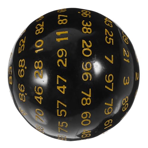 Supvox 100 Polyedrische Würfel Hundert Würfel Rollenspiel Würfel Vielschichtig Requisiten Für Brettspiele Facettenreiche Würfel Tischspiele Würfel Polyedrische Spielwürfel Gelb Acryl von Supvox