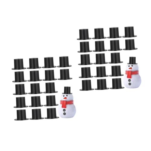 Supvox 100 Stck Mini Filzhüte für Puppen Schwarze Mini Weihnachtsmützen Clown und Schneemann Hüte Leichte Dekorative Bastel Accessoires Kawaii und Vielseitig für DIY Projekte Supvox 100 Stck Mini Filzhüte für Puppen Schwarze Mini Weihnachtsmützen Clown und Schneemann Hüte Leichte Dekorative Bastel Accessoires Kawaii und Vielseitig für DIY Projekte von Supvox