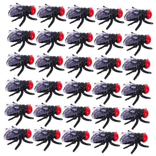 Supvox 100 Stck Teiliges Realistische Fake Fliegen Party Streiche Halloween Deko Künstliche Insekten Requisiten für Aprilscherz und Gruselspaß Supvox 100 Stck Teiliges Realistische Fake Fliegen Party Streiche Halloween Deko Künstliche Insekten Requisiten für Aprilscherz und Gruselspaß von Supvox