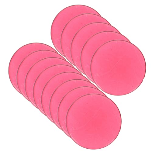 Supvox 100 Stück Bingo Chips Spielmarken Bingo Marker Mathematik Zähler Spielmarken Scheibenzähler Für Spiele Zählchips Acryl Rot von Supvox