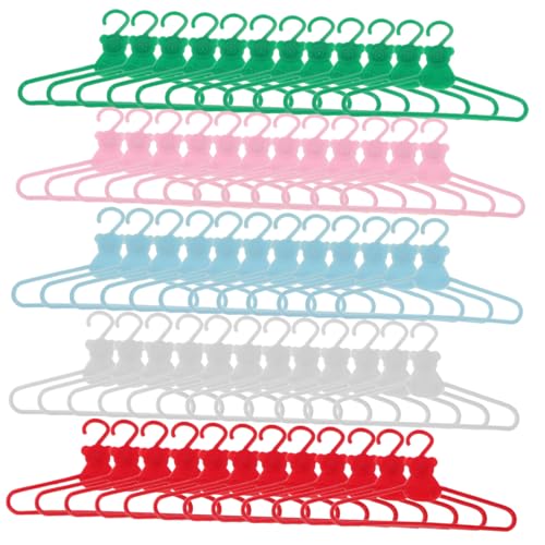 Supvox 100 Stück Farbenfrohe Plastikbügel für Puppenkleider für DIY Projekte Geschenkideen und Weihnachtsdekoration für Puppenhaus Zubehör Supvox 100 Stück Farbenfrohe Plastikbügel für Puppenkleider für DIY Projekte Geschenkideen und Weihnachtsdekoration für Puppenhaus Zubehör von Supvox