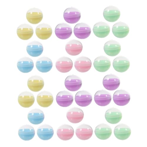 Supvox 100 Stück Halbtransparente Macaron Farbige PP Leere Kapseln Nachfüllbare Kunststoffbälle Für Verkaufsautomaten DIY Basteln Spielzeugbehälter Für Süßigkeiten Claw Machines Supvox 100 Stück Halbtransparente Macaron Farbige PP Leere Kapseln Nachfüllbare Kunststoffbälle Für Verkaufsautomaten DIY Basteln Spielzeugbehälter Für Süßigkeiten Claw Machines von Supvox