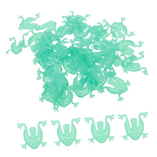 Supvox 100 Stück Hüpffrosch Plastikfrösche Minifrösche Springfrösche Spielzeugfrösche Springfrosch Gummifrosch Springspielzeug Froschspiele Hüpffroschspielzeug Hüpffrösche von Supvox