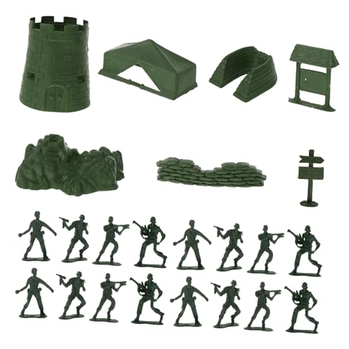Supvox 100 Stück Militärische Spielzeugsoldaten Kunststoff Soldaten Actionfiguren Armee für Kooperationsspiele und Kreativität Supvox 100 Stück Militärische Spielzeugsoldaten Kunststoff Soldaten Actionfiguren Armee für Kooperationsspiele und Kreativität von Supvox