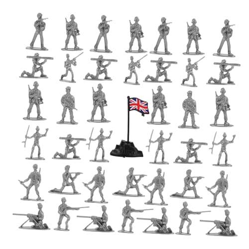 Supvox 100 Stück Militärmodellspielzeug Menschen modellieren Sandtischleute Sandkasten-Miniaturen Personenfigur Kinderversorgung Miniaturszenen Menschenmodelle Plastik von Supvox