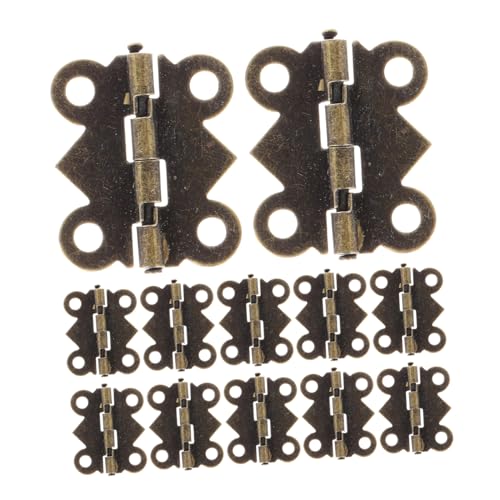 Supvox 100 Stück Mini Doll House -Hardware Mini-Puppen Miniatur Mini -Scharniere für Handwerk Zubehör winzig Kleine Türscharniere Mini-Scharniere Mini-Hausverzierung Legierung Dunkelbraun Supvox 100 Stück Mini Doll House -Hardware Mini-Puppen Miniatur Mini -Scharniere für Handwerk Zubehör winzig Kleine Türscharniere Mini-Scharniere Mini-Hausverzierung Legierung Dunkelbraun von Supvox