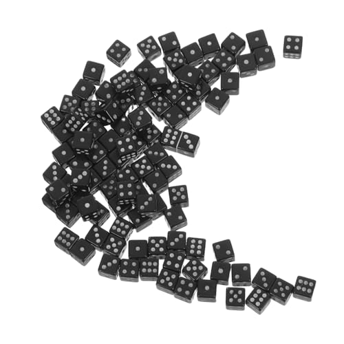 Supvox 100 Stück Mini Schwarze Würfel Kleine Würfel aus Robustem Kunststoff für Brettspiele Partyspiele Mathematikunterricht und Vielseitige Spielaktivitäten Supvox 100 Stück Mini Schwarze Würfel Kleine Würfel aus Robustem Kunststoff für Brettspiele Partyspiele Mathematikunterricht und Vielseitige Spielaktivitäten von Supvox