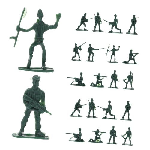 Supvox 100 Stück Mini Soldatenmodelle Militärgrün Feine Details Miniaturfiguren Für Sandtischdekorationen Schulprojekte Modellbau Zubehör Supvox 100 Stück Mini Soldatenmodelle Militärgrün Feine Details Miniaturfiguren Für Sandtischdekorationen Schulprojekte Modellbau Zubehör von Supvox