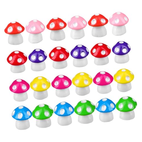 Supvox 100 Stück Miniaturspielzeug Pilzverzierungen Pilzspielzeugfiguren Pilzdekor Pilze Basteln Pilze Zum Basteln Mini-pilzfiguren Dekorative Pilze Miniaturfiguren Mini-Pilze Harz von Supvox