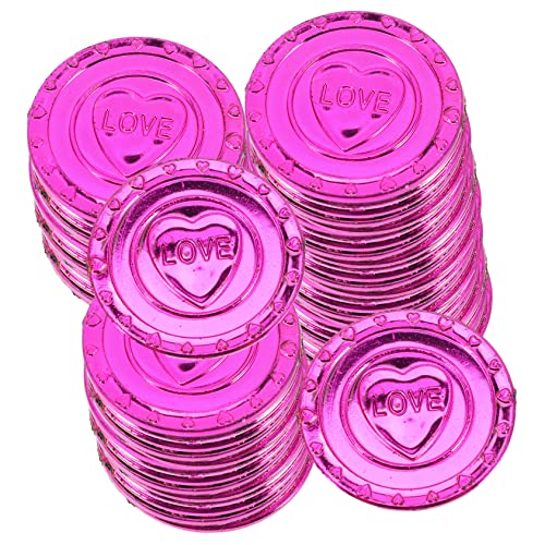 Supvox 100 Stück Piraten Münzen Plastik Schatzmünzen Liebe Herzform für Kindergeburtstag Valentinstag Deko Party Zubehör Supvox 100 Stück Piraten Münzen Plastik Schatzmünzen Liebe Herzform für Kindergeburtstag Valentinstag Deko Party Zubehör von Supvox