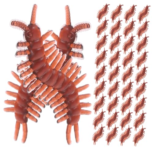 Supvox 100 Stück Realistische Falsche Figuren aus Langlebigem PVC Detailgetreues Scherzspielzeug für Halloween Garten und Bonsai Dekoration als Streichartikel und Lernspielzeug von Supvox