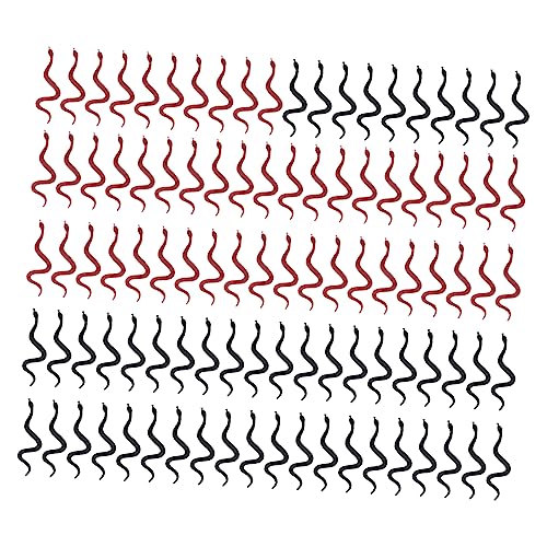 Supvox 100 Stück Realistische Schlangen Fake Schlangen für Halloween Streich Lebensechte Snake Toys für Partys und Scherze Supvox 100 Stück Realistische Schlangen Fake Schlangen für Halloween Streich Lebensechte Snake Toys für Partys und Scherze von Supvox