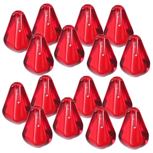 Supvox 100 Stück Simulierte Granatapfelkörner Anzeige Ornamente Fälschung Party Dekoration wohnaccessoires künstliche realistische Frucht Realistische Granatapfeldekoration Glas rot von Supvox