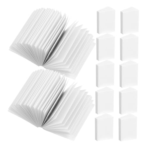 Supvox 100 Stück Sleeve-Book-Modell Lackierbar Zubehör Im Maßstab 1:12 Mini-buchrohlinge Mini -Buch Klein Rollenspielzubehör Miniatur-puppenhausbücher Winziges Buch Ding Weiß Papier von Supvox