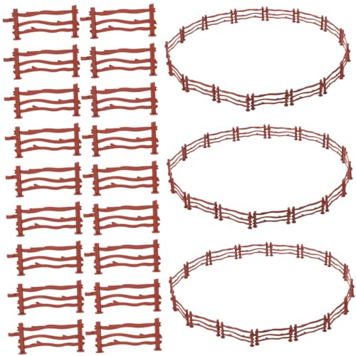 Supvox 100 Stück Spielzeugzaunmodell laufgitter laufstall zäune bräune Toys realistisch Modellbauernhofzubehör Simulationszaunplatte Zaundekoration pp Brown Supvox 100 Stück Spielzeugzaunmodell laufgitter laufstall zäune bräune Toys realistisch Modellbauernhofzubehör Simulationszaunplatte Zaundekoration pp Brown von Supvox