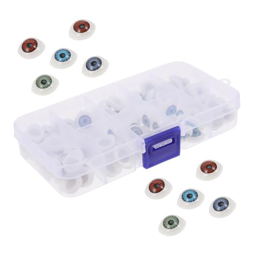 Supvox 100 Stück Teiliges Acryl Doll Augen Realistische Halloween Augen Dekoration Halbrund Leichte Bastelaugen für Kostümpartys DIY Gruseldekoration Farblich Sortiert für Supvox 100 Stück Teiliges Acryl Doll Augen Realistische Halloween Augen Dekoration Halbrund Leichte Bastelaugen für Kostümpartys DIY Gruseldekoration Farblich Sortiert für von Supvox