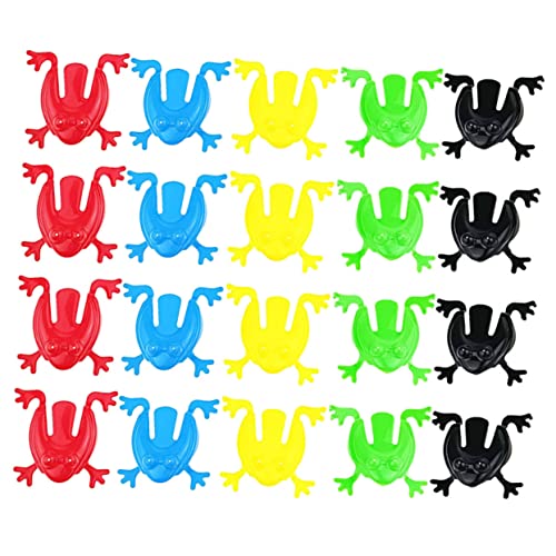Supvox 100 Stück Teiliges Bunte Springfrösche aus Kunststoff Realistische Hüpfende Frösche Fingerdruckspielzeug für Kinderparty Kindergarten und Frühe Bildung Supvox 100 Stück Teiliges Bunte Springfrösche aus Kunststoff Realistische Hüpfende Frösche Fingerdruckspielzeug für Kinderparty Kindergarten und Frühe Bildung von Supvox