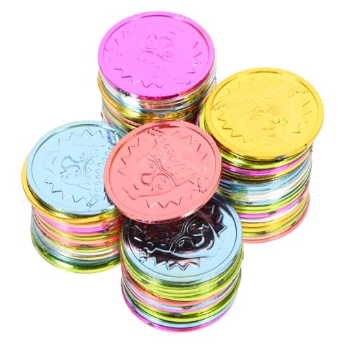 Supvox 100 Stück Teiliges Buntes Spielgeld aus Wiederverwendbare Kinderparty Münzen für Lustige Spielaktivitäten Leicht als Partydekoration oder Requisit für Kindergeburtstage und Supvox 100 Stück Teiliges Buntes Spielgeld aus Wiederverwendbare Kinderparty Münzen für Lustige Spielaktivitäten Leicht als Partydekoration oder Requisit für Kindergeburtstage und von Supvox