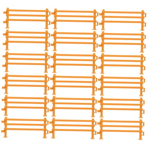 Supvox 100 Stück Teiliges Farmzaun aus Kunststoff Detailreiches Corral Fence Zubehör für Bauernhof Tiergehege und Zoo Diorama Basteln Pädagogisch Nützlich von Supvox