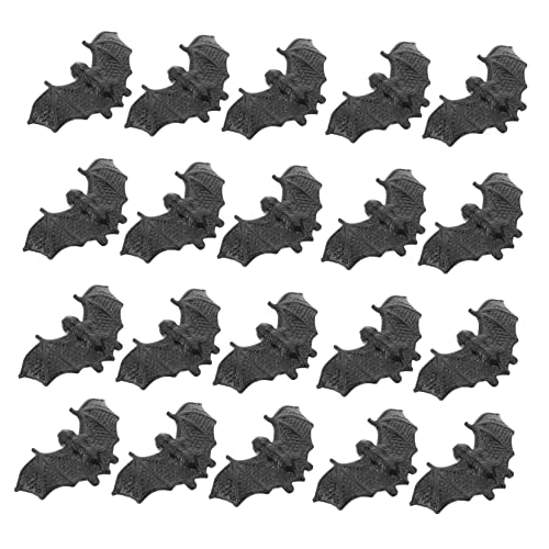 Supvox 100 Stück Teiliges Halloween Deko Mini Fledermaus Realistische Schwarze Mini Bats für Party Dekoration Gruselige Halloween Accessoires von Supvox