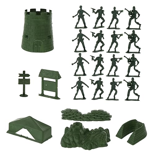 Supvox 100 Stück Teiliges Militärspielzeug Set Kunststoff Soldaten Figuren Spielset Militärmodell Grün Robuste Actionfiguren für Kreatives Spiel und Szenarienbildung Supvox 100 Stück Teiliges Militärspielzeug Set Kunststoff Soldaten Figuren Spielset Militärmodell Grün Robuste Actionfiguren für Kreatives Spiel und Szenarienbildung von Supvox