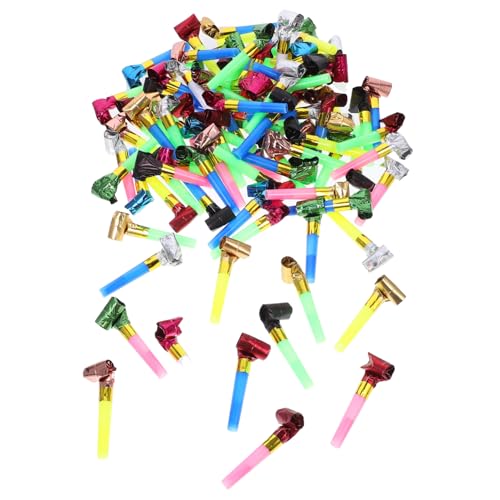 Supvox 100 Stück Teiliges Partygebla Noisemaker Bunte Tröten Lustige Jubelhörner für Geburtstagsfeier Festival Partyzubehör Robust und Vielseitig für Erwachsene Supvox 100 Stück Teiliges Partygebla Noisemaker Bunte Tröten Lustige Jubelhörner für Geburtstagsfeier Festival Partyzubehör Robust und Vielseitig für Erwachsene von Supvox