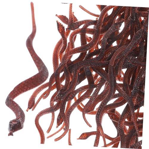 Supvox 100 Stück Teiliges Realistische Kunststoff Schlangen Figuren Lebensechte Simulation für Garten Deko Streich Requisiten und Lernmodell Vielseitig Einsetzbar und Detailgetreu Supvox 100 Stück Teiliges Realistische Kunststoff Schlangen Figuren Lebensechte Simulation für Garten Deko Streich Requisiten und Lernmodell Vielseitig Einsetzbar und Detailgetreu von Supvox