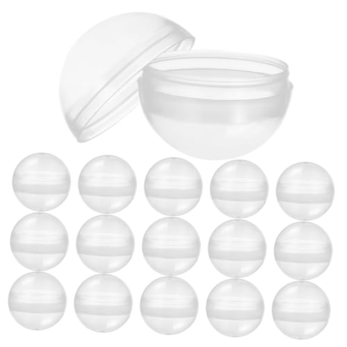 Supvox 100 Stück Transparente Leere Plastik kugeln Runde Befüllbare Kapseln für Verkaufsautomaten Partygeschenke Bastelbehälter Aufbewahrungslösung und von Supvox