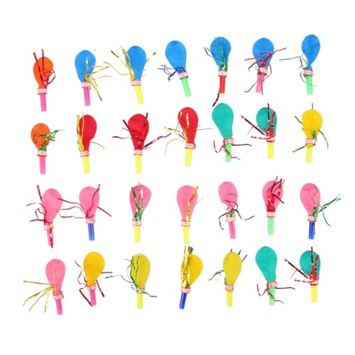 Supvox 100 Stück Whistles für Party Geräuschmacher mit Luftballons Bunte Tröten für Geburtstagsfeiern Elegante Goldene Pfeifen für Partys und Feste Supvox 100 Stück Whistles für Party Geräuschmacher mit Luftballons Bunte Tröten für Geburtstagsfeiern Elegante Goldene Pfeifen für Partys und Feste von Supvox