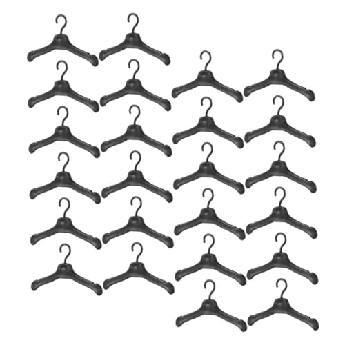 Supvox 100Stücke Doll Clothes Hangers Plastic Doll Outfit Racks for Dolls for Organizing and Displaying Doll Wardrobe Accessories von Supvox