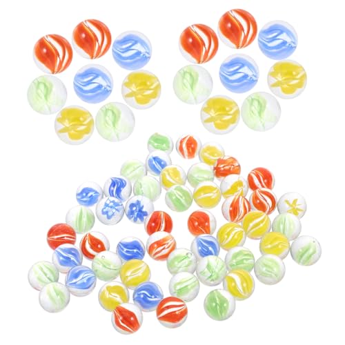 Supvox 100Stücke Glasmurmeln Große Leuchtende Glaskugeln für Handgefertigte Spiele und Dekoration für Fischbehälter und Vasen Geschenkidee für Freunde Supvox 100Stücke Glasmurmeln Große Leuchtende Glaskugeln für Handgefertigte Spiele und Dekoration für Fischbehälter und Vasen Geschenkidee für Freunde von Supvox