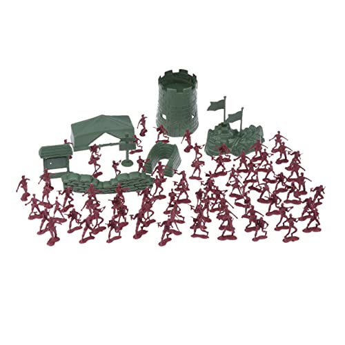 Supvox 100Stücke Soldaten Modell Figuren Set aus Kunststoff Modell Zubehör für Kreative Rollenspiele für Jahren Supvox 100Stücke Soldaten Modell Figuren Set aus Kunststoff Modell Zubehör für Kreative Rollenspiele für Jahren von Supvox