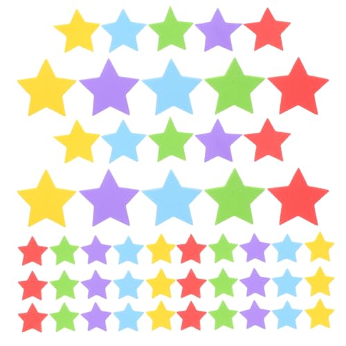 Supvox 10Er-Packungen Selbstklebende Bunte Fünfzackige Sterne für Kreative Bastelprojekte Schulaktivitäten und DIY Dekorationen Supvox 10Er-Packungen Selbstklebende Bunte Fünfzackige Sterne für Kreative Bastelprojekte Schulaktivitäten und DIY Dekorationen von Supvox