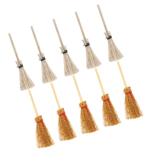 Supvox 10Stücke Besen Für Puppenhaus Holzbesen Modelle Und Zubehörteile Für Mini Und Szenen Besenstütze Für Kreative Spielwelten Supvox 10Stücke Besen Für Puppenhaus Holzbesen Modelle Und Zubehörteile Für Mini Und Szenen Besenstütze Für Kreative Spielwelten von Supvox