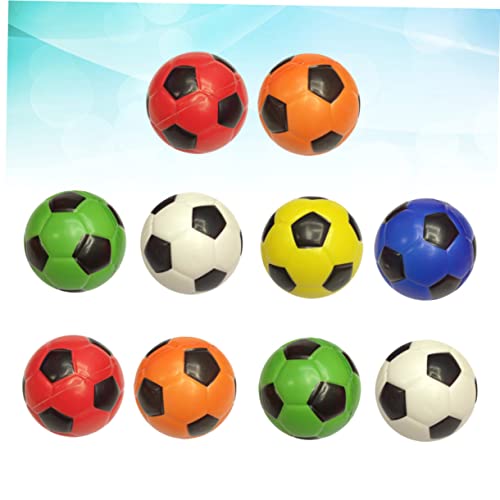 Supvox 10Stücke Farbenfrohe Imitation Fußball Dekompressionsspielzeug Stressabbau Ball Für Hand Augen Koordination von Supvox