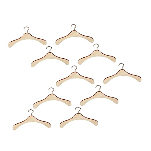 Supvox 10Stücke Holz Kleiderbügel Für Puppen Puppenkleidungszubehör Für Kleideraufhänger Für Puppenoutfits Für Puppenschränke Und Spielzeugaufbewahrung Supvox 10Stücke Holz Kleiderbügel Für Puppen Puppenkleidungszubehör Für Kleideraufhänger Für Puppenoutfits Für Puppenschränke Und Spielzeugaufbewahrung von Supvox