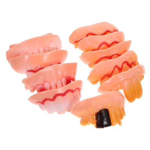 Supvox 10Stücke Lustige Halloween Zähne Gummizähne Für Gruselige Requisiten Für Halloween Partys Cosplay Und Fotoshootings Supvox 10Stücke Lustige Halloween Zähne Gummizähne Für Gruselige Requisiten Für Halloween Partys Cosplay Und Fotoshootings von Supvox